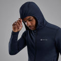 Eclipse Blue Montane Men's Protium Lite Hooded Fleece Jacket Model 4 MPOLHECL