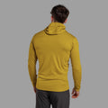 Ginkgo Gold Montane Men's Protium Lite Hooded Fleece Jacket Model 3 MPOLHGIN