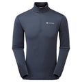 Eclipse Blue Montane Men's Protium Lite Pull On Fleece Front MPRLPECL