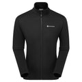 Black Montane Men's Protium Fleece Jacket Front MPRMJBLA