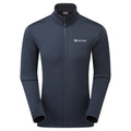 Eclipse Blue Montane Men's Protium Fleece Jacket Front MPRMJECL