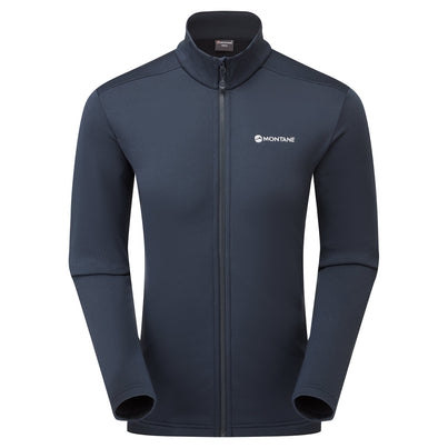 Eclipse Blue Montane Men's Protium Fleece Jacket Front MPRMJECL