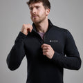 Black Montane Protium Fleece Pull-On Jacket Model 4 MPRPOBLA