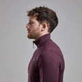 Dark Garnet Montane Protium Fleece Pull-On Jacket Model 3 MPRPODGA