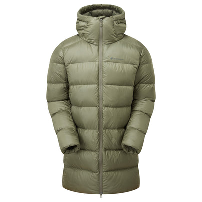 Caper Montane Men's Polaron XT Hooded Down Jacket Front MPXTHCAP