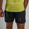 Black Montane Men's Slipstream 5" Trail Running Shorts Model 5 MS5SHBLA