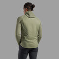 Caper Montane Men's Sirocco Lite Hooded Insulated Jacket Model Back MSILHCAP