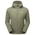 Caper Montane Men's Sirocco Hooded Insulated Jacket Front MSIRHCAP
