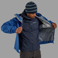 Eclipse Blue Montane Men's Sirocco Hooded Insulated Jacket Model 5 MSIRHECL