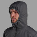 Midnight Grey Montane Men's Sirocco Hooded Insulated Jacket Model 5 MSIRHMNG