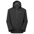Black Montane Men's Solution Waterproof Jacket Front MSOJABLA