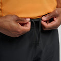 Black Montane Men's Slipstream Twin Skin Running Shorts Model 5 MSTSSBLA