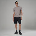 Black Montane Men's Tenacity Softshell Shorts Model 3 MTSHOBLA
