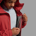 Dark Maple Montane Men's Tenacity Hooded Softshell Jacket Model 5 MTENHDAM