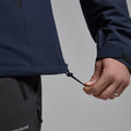 Eclipse Blue Montane Men's Tenacity XT Hooded Softshell Jacket Model 5 MTEXHECL