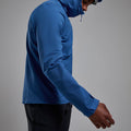 Neptune Blue Montane Men's Tenacity XT Hooded Softshell Jacket Model 5 MTEXHNEP