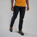 Black Montane Men's Tenacity Lite Pants Model Front MTNPRBLA