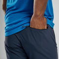 Eclipse Blue Montane Men's Tenacity Lite Pants Model 6 MTNPLECL