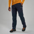Eclipse Blue Montane Men's Terra Pants Model Front MTPNSECL