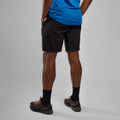 Black Montane Men's Terra Shorts Model Back MTRASBLA