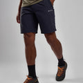 Eclipse Blue Montane Men's Terra Shorts Model Front MTRASECL