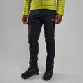 Black Montane Men's Tenacity XT Pants Model Front MTXTSBLA
