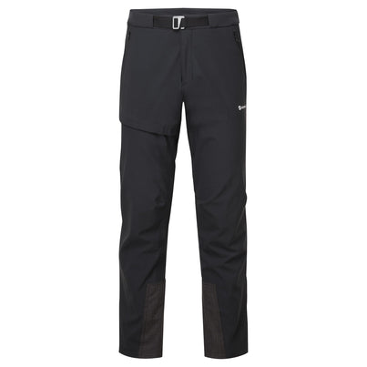 Black Montane Men's Tenacity XT Pants Front MTXTSBLA