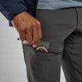 Midnight Grey Montane Men's Tenacity XT Pants Model 6 MTXTSMNG