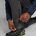 Midnight Grey Montane Men's Tenacity XT Pants Model 8 MTXTSMNG