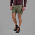 Caper Montane Men's Volantis 7" Shorts Model Front MVO7SCAP