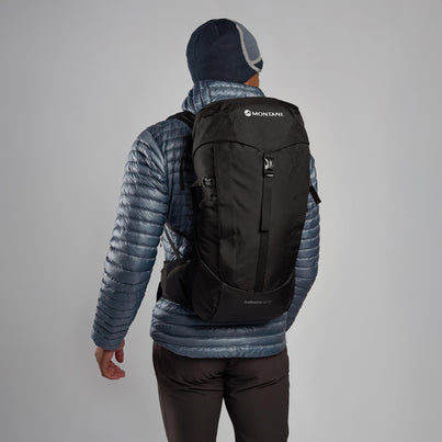 Black Montane Trailblazer® XT 25L Backpack Side PTX25BLA