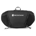Black Montane Trailblazer® 3L Waist pack Front PTZ03BLA