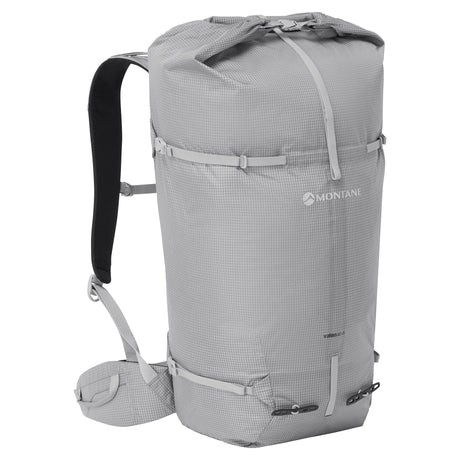 Pebble Blue Montane Valen 40+5L Backpack Model Back PVA40PEB