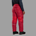 Adrenaline Red Montane Apex 8000 Down Salopettes Model Back UAP8SADR