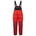 Adrenaline Red Montane Apex 8000 Down Salopettes Ghost Mannequin UAP8SADR